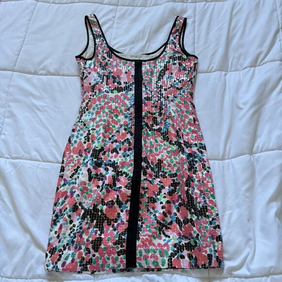 Lilly Pulitzer Lucy Cameo Sweet Nothings Sequin Shift Cocktail Dress Womens 2 - Picture 8 of 9